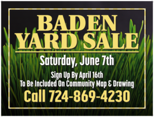 Baden Yard Sale